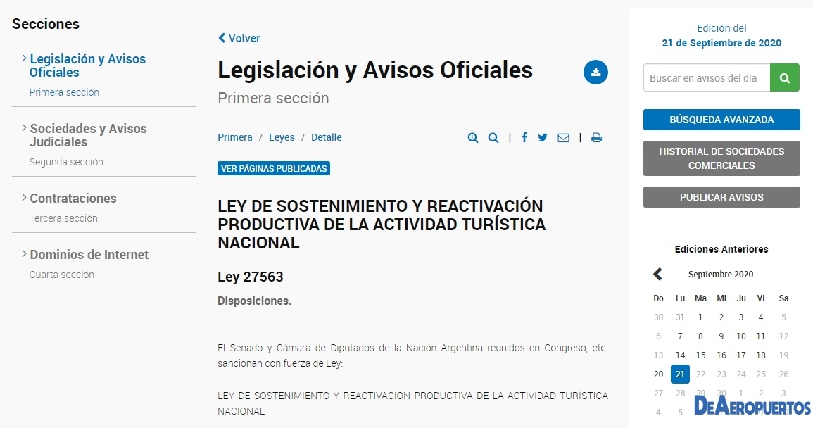Ley Nacional 27563